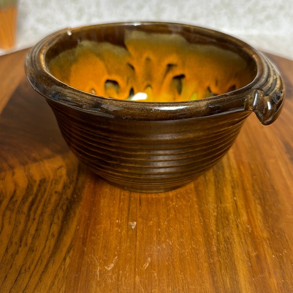MCM California Pottery dip bowl